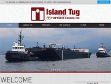 Tablet Screenshot of islandtug.com